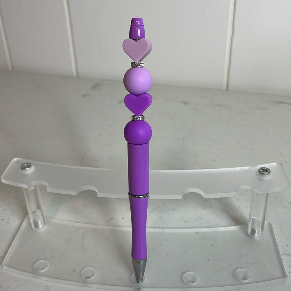 Purple Hearts Pen